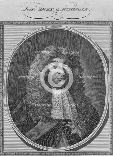 'John Duke of Lauderdale', 1784. Creator: Unknown.