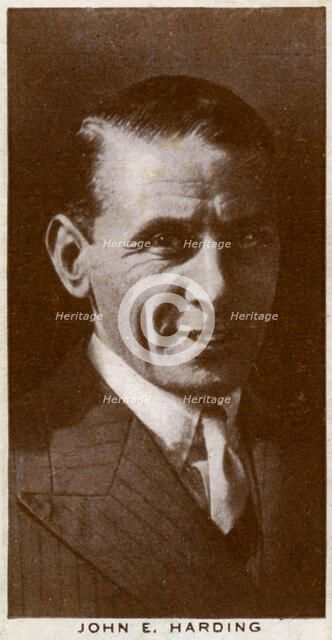 John E Harding, British boxing manager and match-maker, 1938. Artist: Unknown