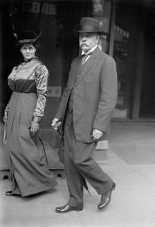 John Ewing of Minnesota, with Mrs. Ewing, 1913. Creator: Harris & Ewing