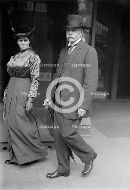John Ewing of Minnesota, with Mrs. Ewing, 1913. Creator: Harris & Ewing.