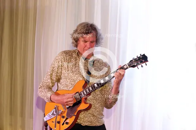 John Etheridge, Watermill Jazz Club, Dorking, Surrey, 28 May 2019. Creator: Brian O'Connor.