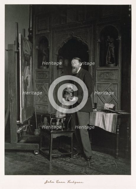 John Evan Hodgson, RA, c1889-1891. Creator: Ralph W Robinson.
