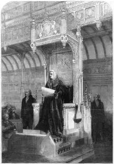 John Evelyn Denison, Speaker of the House of Commons, 1857