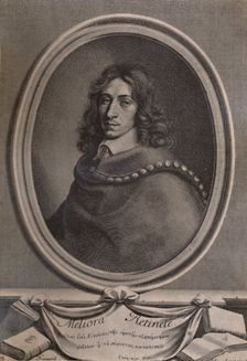 John Evelyn, English writer, gardener and diarist, c1650 (1894). Artist: Robert Nanteuil
