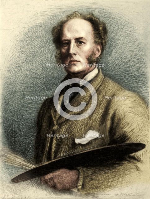 John Everett Millais, British artist, c1880-1882. Artist: Charles Waltner.