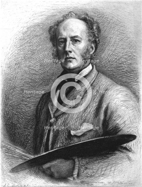 'John Everett Millais, Esq., R.A. after himself', c1880-83. Creator: Charles Waltner.