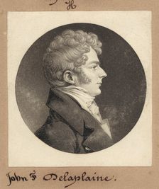 John F. Delaplaine, 1810. Creator: Charles Balthazar Julien Févret de Saint-Mémin