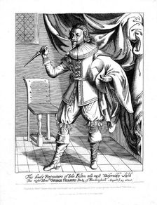 John Felton (1595?-1628), English Puritan naval officer, 1830. Artist: Richard Sawyer