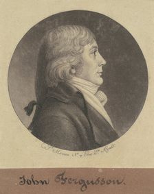 John Ferguson, 1797. Creator: Charles Balthazar Julien Févret de Saint-Mémin