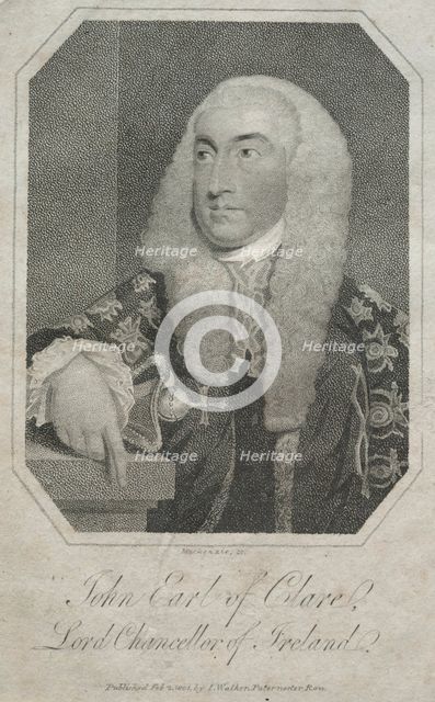 John Fitzgibbon, Earl of Clare (1749-1802), 1801. Creator: Mackenzie (British).