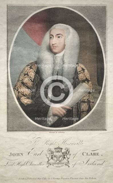 John Fitzgibbon, Earl of Clare, 1801. Creator: S. Kersting (British).