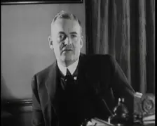 John Foster Dulles Talking to the Camera, 1930s. Creator: British Pathe Ltd