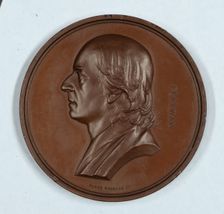 John Flaxman R.A., Art Union of London medal, 1854. Creator: Unknown