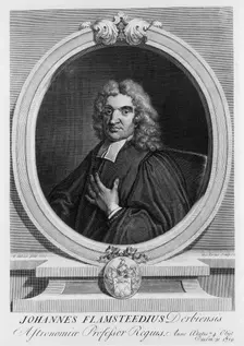 John Flamsteed, astronomer, 1712. Creator: George Vertue