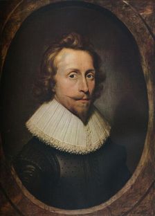 John Fletcher 17th century. Artist: Cornelis Janssens van Ceulen
