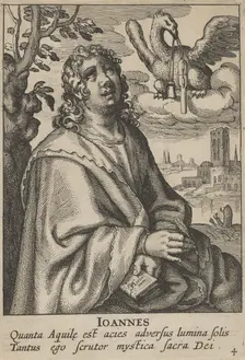 John, from The Four Evangelists, 1610-20. Creator: Petrus Feddes