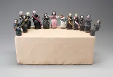 John from the Last Supper, France, 18th century. Creator: Verres de Nevers