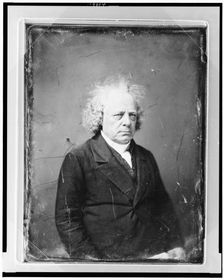 John Francis, half-length portrait, three-quarters to the right, between 1844 and 1860. Creator: Mathew Brady