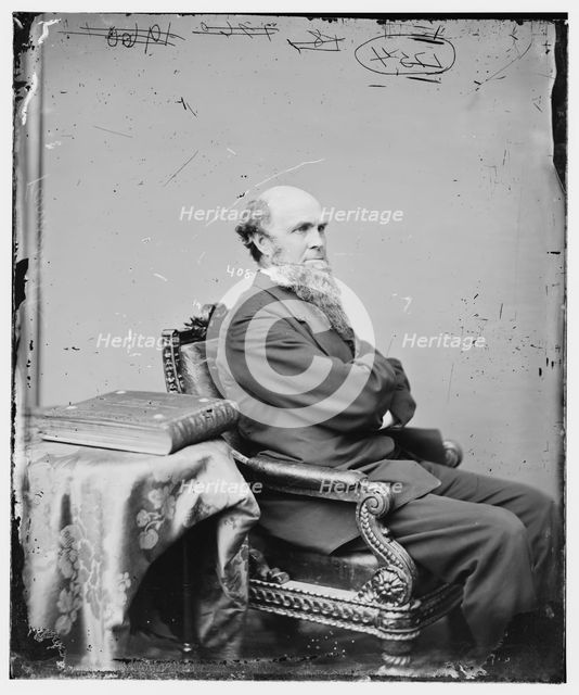 John Franklin Farnsworth of Illinois, between 1860 and 1875. Creator: Unknown.