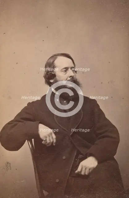 John Frederick Kensett, 1860s. Creator: George Gardner Rockwood.
