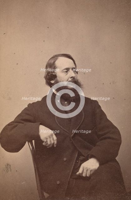 John Frederick Kensett, 1860s. Creator: George Gardner Rockwood.