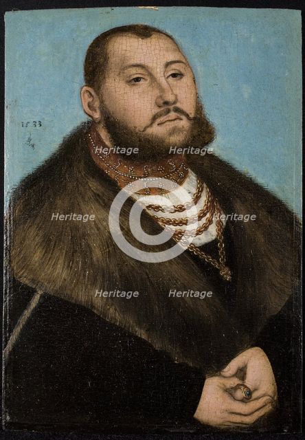 John Frederick I, Elector of Saxony (1503-1554). Artist: Cranach, Lucas, the Elder (1472-1553)