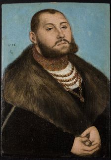 John Frederick I, Elector of Saxony (1503-1554). Artist: Cranach, Lucas, the Elder (1472-1553)