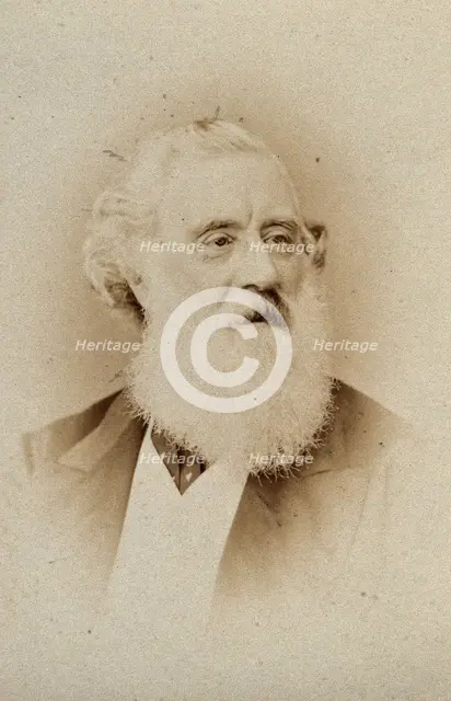 John Frederick Lewis, c1870. Creator: Elliott & Fry.