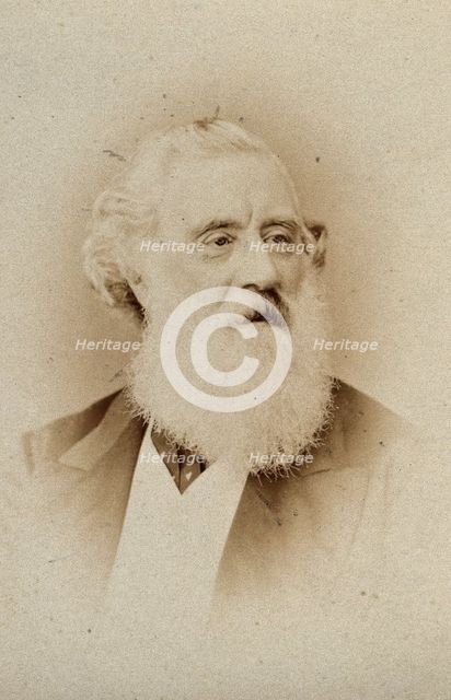 John Frederick Lewis, c1870. Creator: Elliott & Fry.