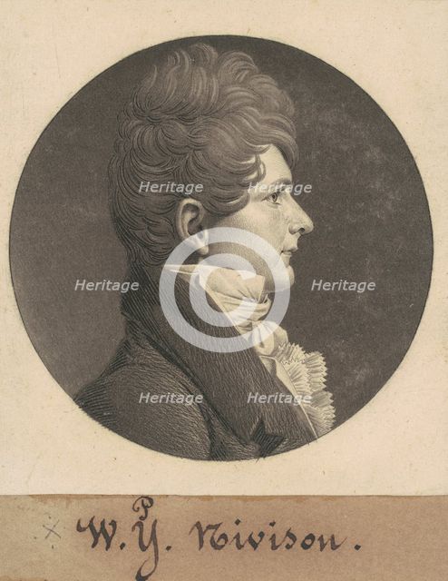 John Garland Mosby, 1808. Creator: Charles Balthazar Julien Févret de Saint-Mémin.