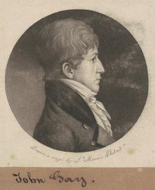 John Gay, 1802. Creator: Charles Balthazar Julien Févret de Saint-Mémin