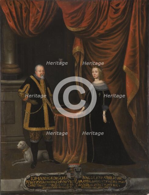 John George I (1585-1656), Elector of Saxony and Magdalene Sibylle of Prussia (1586-1659), Electress