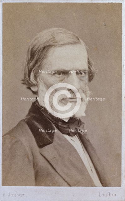 John Gibson, c1860. Creator: F Joubert.