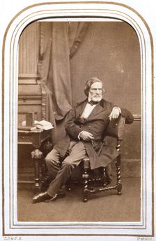 John Gibson R.A., after 1864. Creator: London Stereoscopic & Photographic Co
