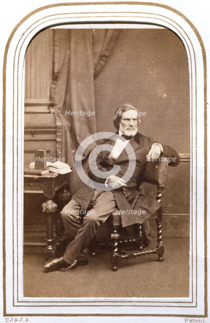 John Gibson R.A., after 1864. Creator: London Stereoscopic & Photographic Co.