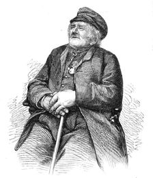 John Gilliatt, of Brigg, Lincolnshire, above one hundred years old, 1864. Creator: Unknown