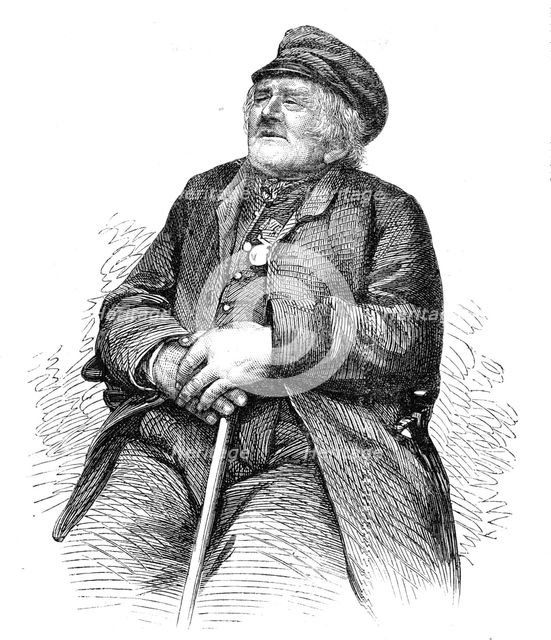 John Gilliatt, of Brigg, Lincolnshire, above one hundred years old, 1864. Creator: Unknown.