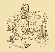 John Gilpin's friend, 1878, (c1918). Creator: Randolph Caldecott
