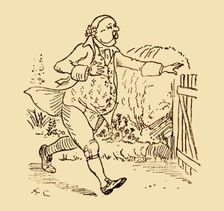John Gilpin's friend, 1878, (c1918). Creator: Randolph Caldecott