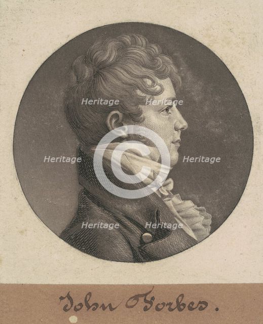 John Goddard, c. 1804. Creator: Charles Balthazar Julien Févret de Saint-Mémin.