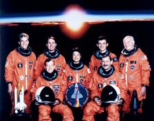 John Glenn and crew, June 1998. Creator: Unknown