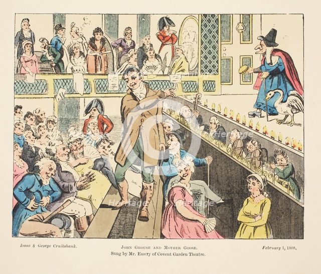 John Grouse and Mother Goose, Sung by Mr Emery of Covent Garden, 1808.