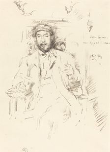 John Grove, 1895. Creator: James Abbott McNeill Whistler