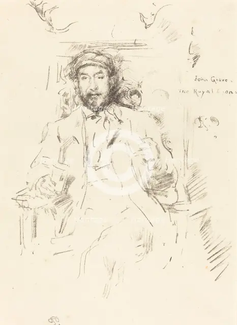 John Grove, 1895. Creator: James Abbott McNeill Whistler.