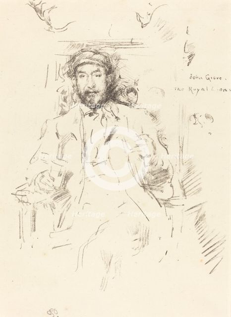 John Grove, 1895. Creator: James Abbott McNeill Whistler.