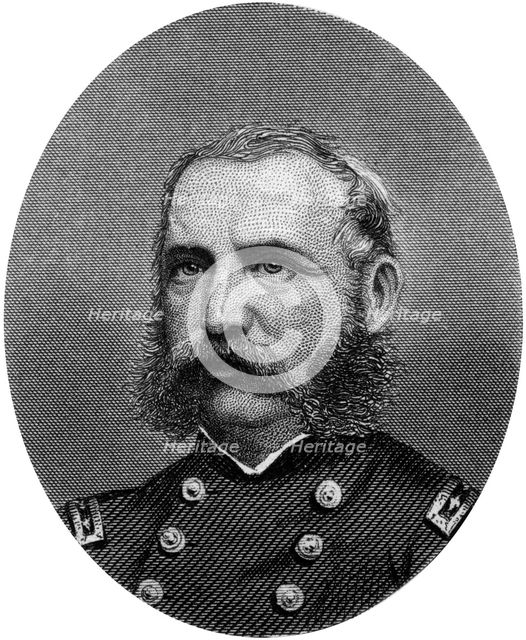 John Gray Foster, Union Army general, 1862-1867.Artist: J Rogers