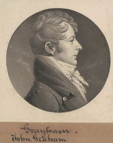 John Graham, 1808. Creator: Charles Balthazar Julien Févret de Saint-Mémin