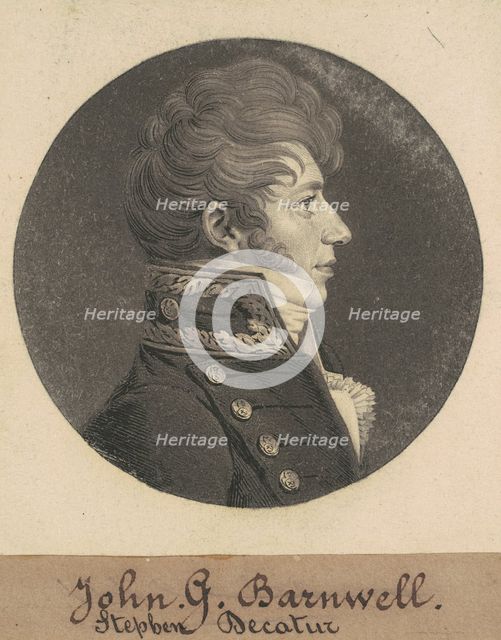 John Green, 1808-1809. Creator: Charles Balthazar Julien Févret de Saint-Mémin.