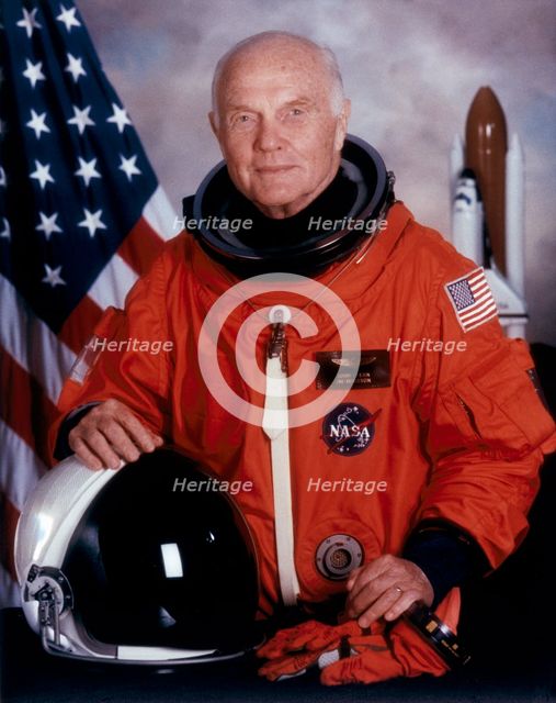 John H Glenn, American astronaut, May 1998.  Creator: Unknown.