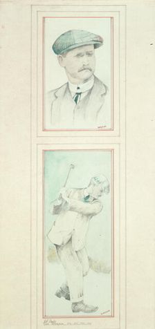 John H Taylor (1871-1963), British, five times Open Champion, c1910